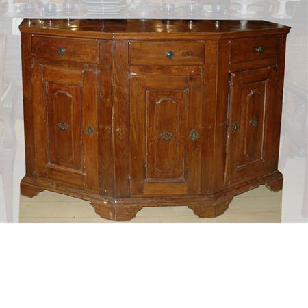 Appraisal: Italian Baroque Style Walnut Credenza Estimate -