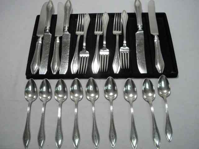 Appraisal: Group of Towle sterling silver flatware total ''Mary Chilton'' pattern