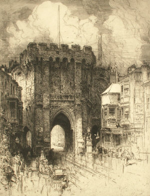 Appraisal: Hedley Fitton RE - - The Old Daygate Southampton etching