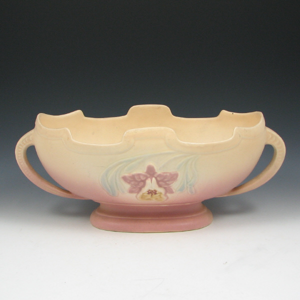 Appraisal: Hull Orchid - Console Bowl - Mint Orchid console bowl