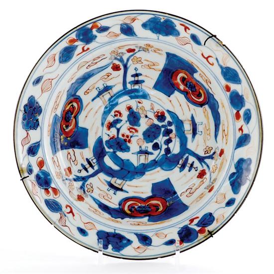 Appraisal: Chinese Export Imari porcelain soup plate first half th century