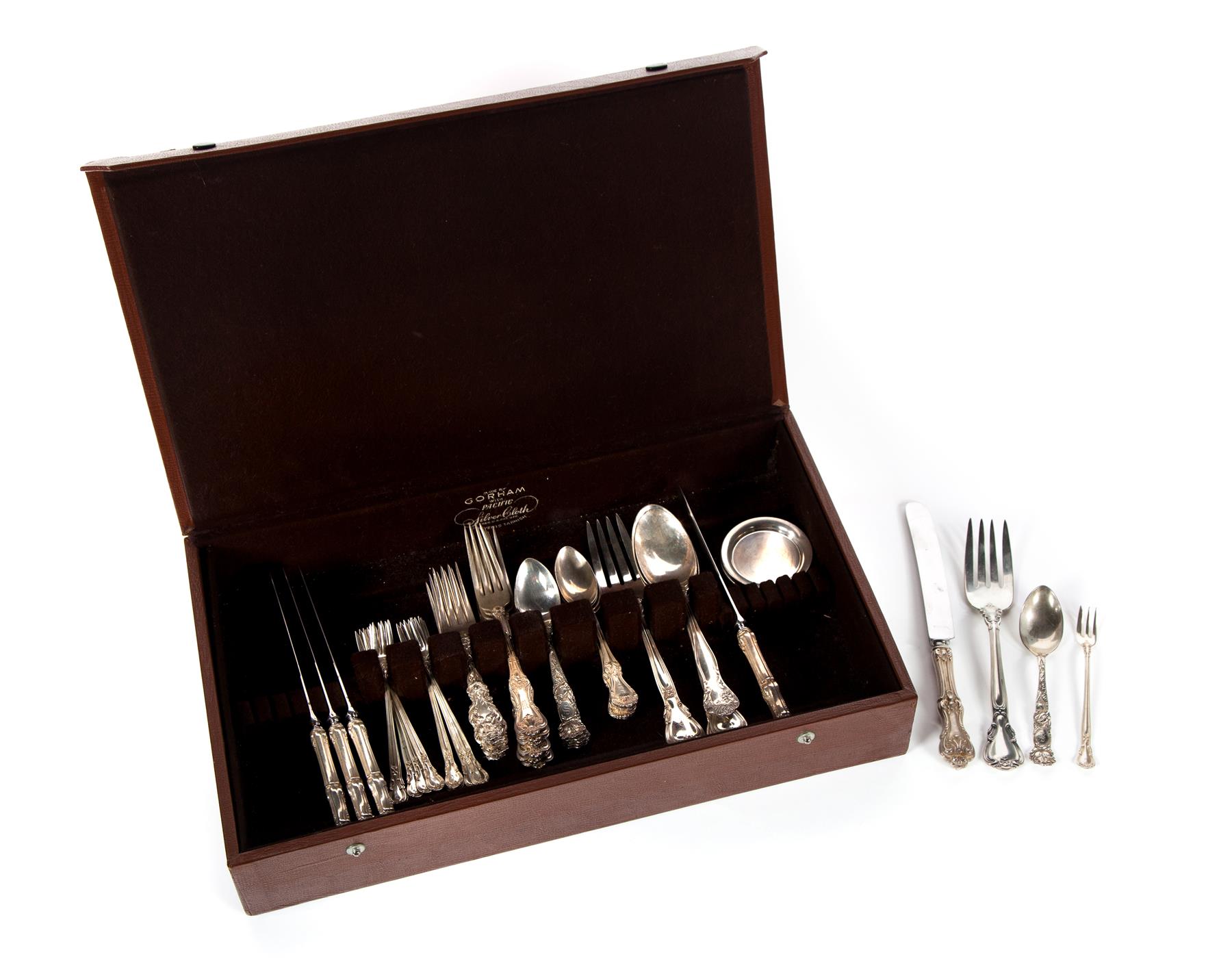 Appraisal: GROUP OF STERLING SILVER FLATWARE OF VARIOUS MAKERS AND PATTERNS