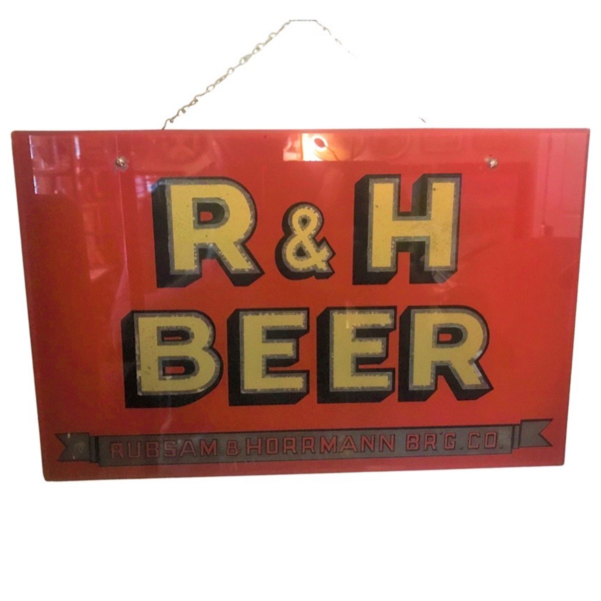 Appraisal: R and H Rubsam Horrmann Brewing ROG SignReference n aBrewery