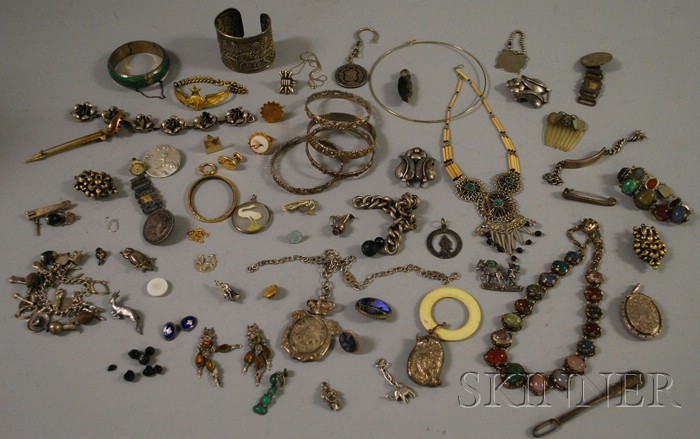 Appraisal: Group of Mostly Sterling Silver Tourist and Ethnic Jewelry including