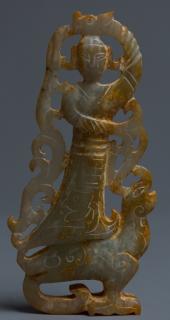 Appraisal: Quan Yin Goddess of Mercy Jade Figure Jade perhaps jadeite