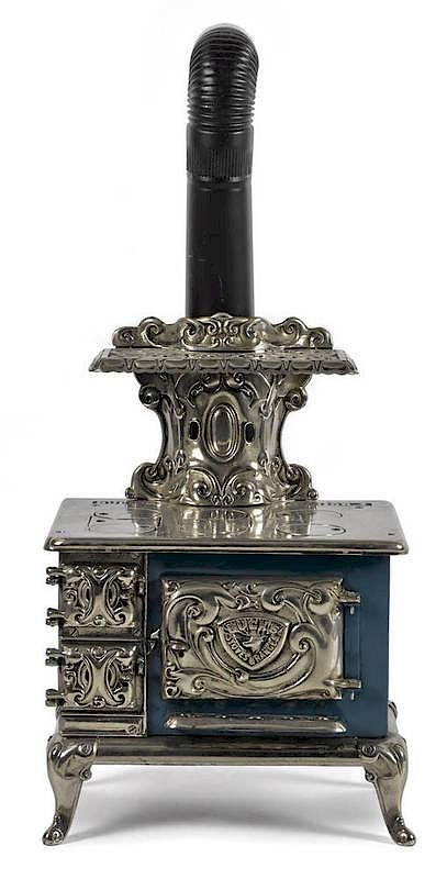 Appraisal: Buck's Stove Range Co cast iron and nickel Bu Buck's