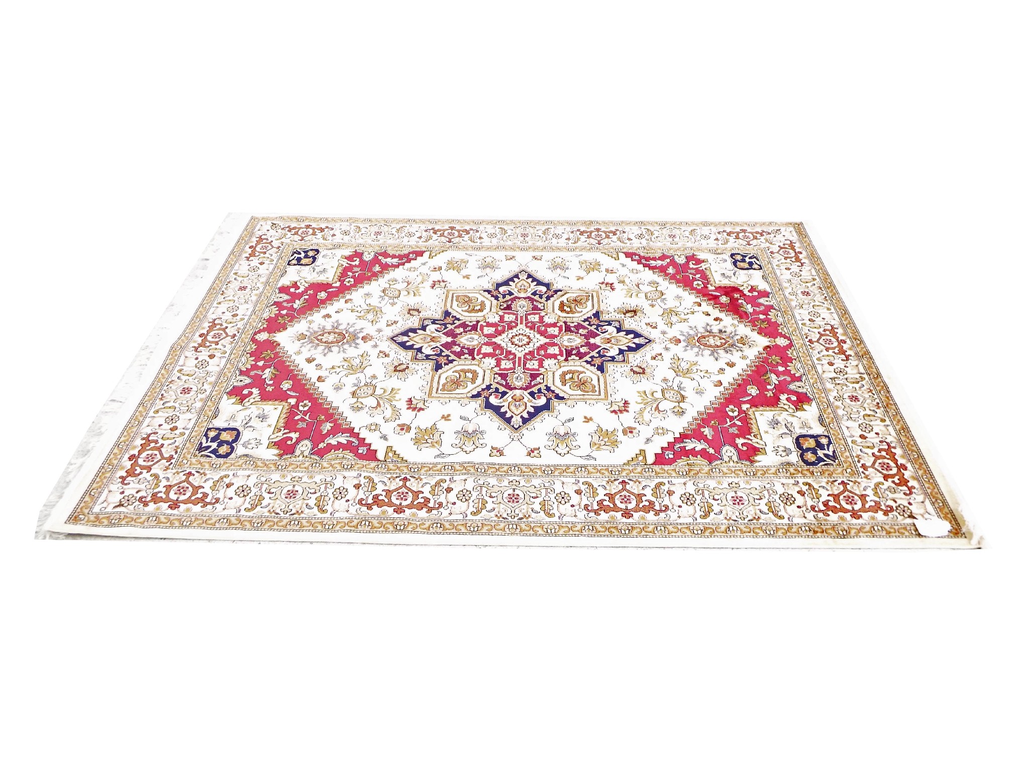 Appraisal: Heriz carpet with beige ground x