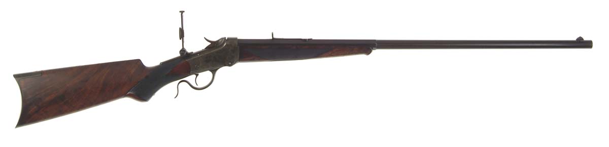 Appraisal: RARE WINCHESTER DELUXE LOW WALL RIFLE Cal WCF - SN