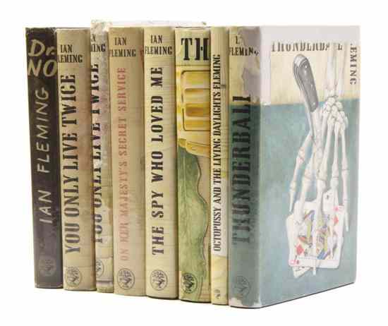 Appraisal: FLEMING IAN A group of nine first UK editions second