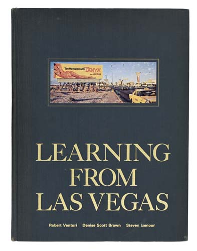 Appraisal: ARCHITECTURE Venturi Robert Brown Denise Scott and Izenour Steven Learning