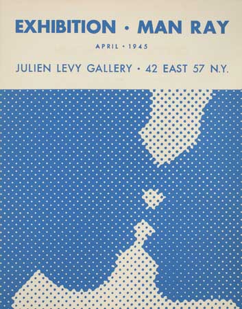 Appraisal: MAN RAY Exhibition Man Ray April Designed by Marcel Duchamp