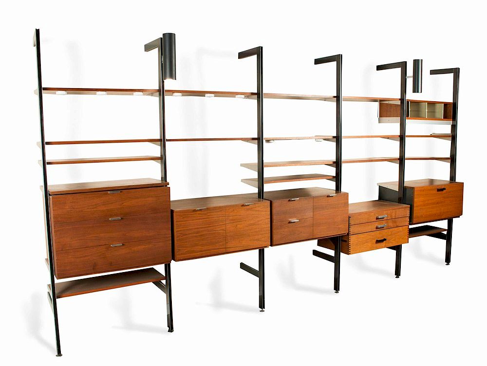 Appraisal: George Nelson Wall Unit George Nelson for Herman Miller mid