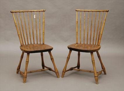 Appraisal: Pair of Hickory Windsor Side Chairs