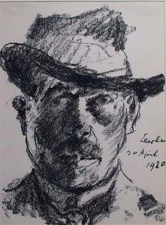 Appraisal: Lovis Corinth Selbstbildnis Portrait Lithograph GERMANY - A Selbstbildnis self