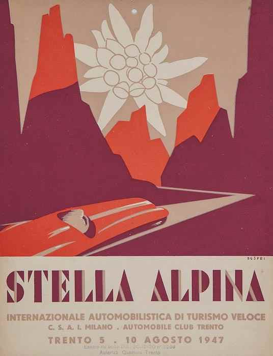 Appraisal: DGSPRI STELLA ALPINA lithograph in colours cond A- not backed