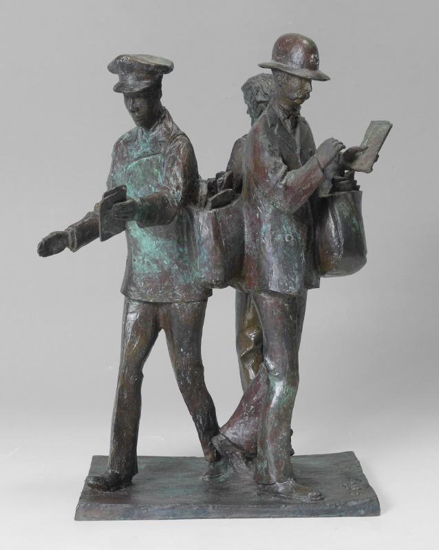 Appraisal: OFFNER Elliot American - Letter Carriers' Monument Bronze Reduction ''