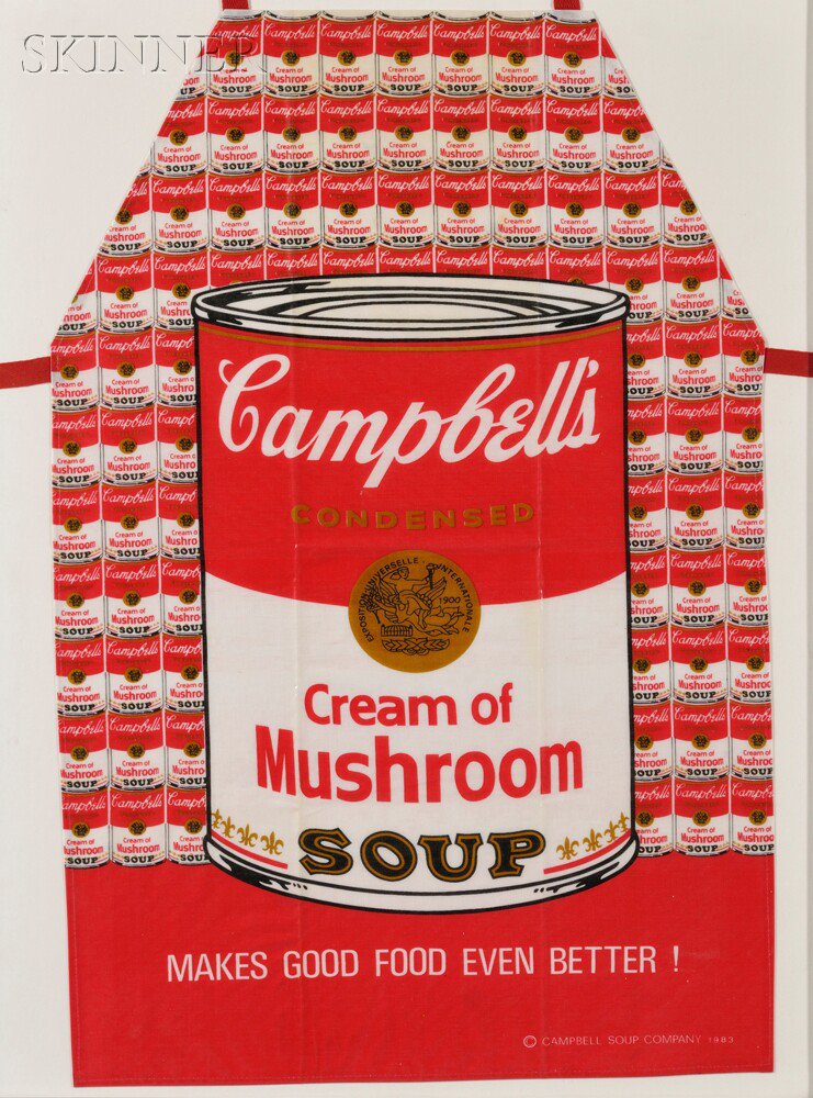 Appraisal: After Andy Warhol American - Campbell's Cream of Mushroom Soup