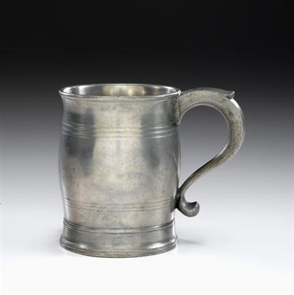 Appraisal: Pewter pint mug robert palethorp jr philadelphia pennsylvania - Of