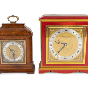 Appraisal: Two Elliott Clocks Retailed by Garrard and Company th Century