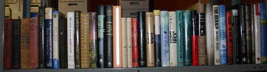 Appraisal: Fiction Many signed Vols on shelves