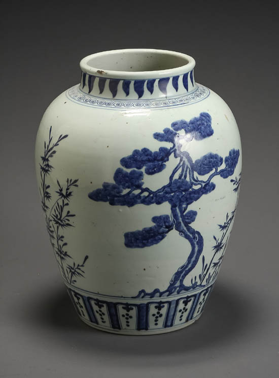 Appraisal: Lot Property of Various Owners Chinese Blue and White Vase