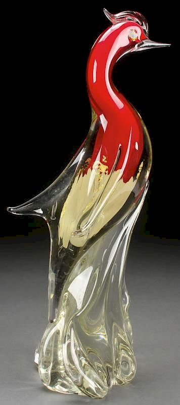 Appraisal: LARGE MURANO GLASS SCULPTURE A LARGE AND IMPRESSIVE MURANO GLASS