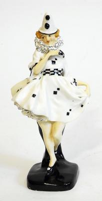 Appraisal: A ROYAL DOULTON PORCELAIN FIGURE Pierrette modelled as a lady