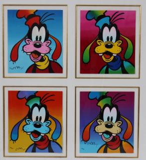 Appraisal: Peter Max American b Disney Suite Goofy Peter Max American