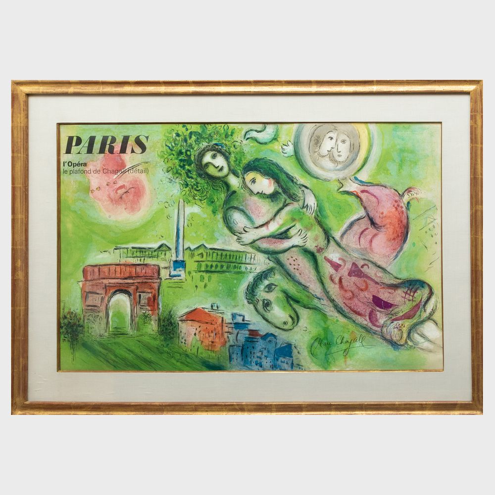 Appraisal: Marc Chagall - Paris l'Op ra le plafond de Chagall