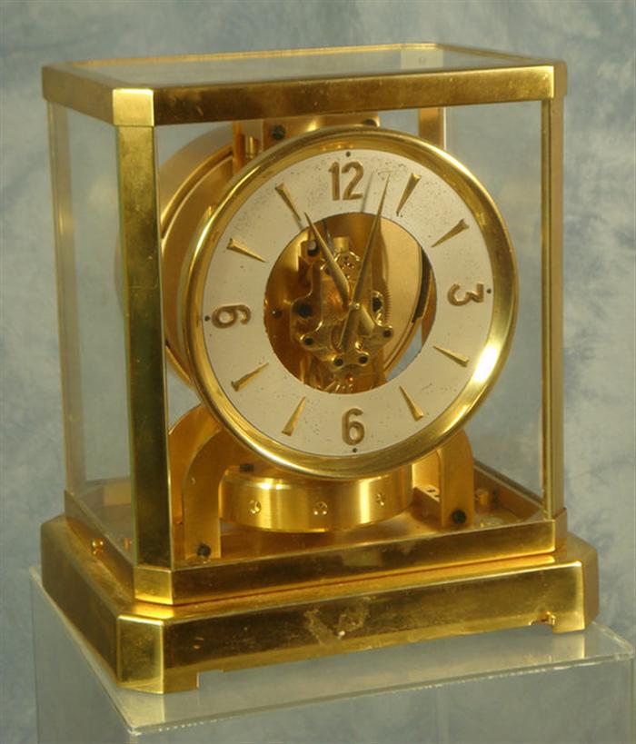 Appraisal: Jaeger LeCoultre Atmos clock serial No lift off case h