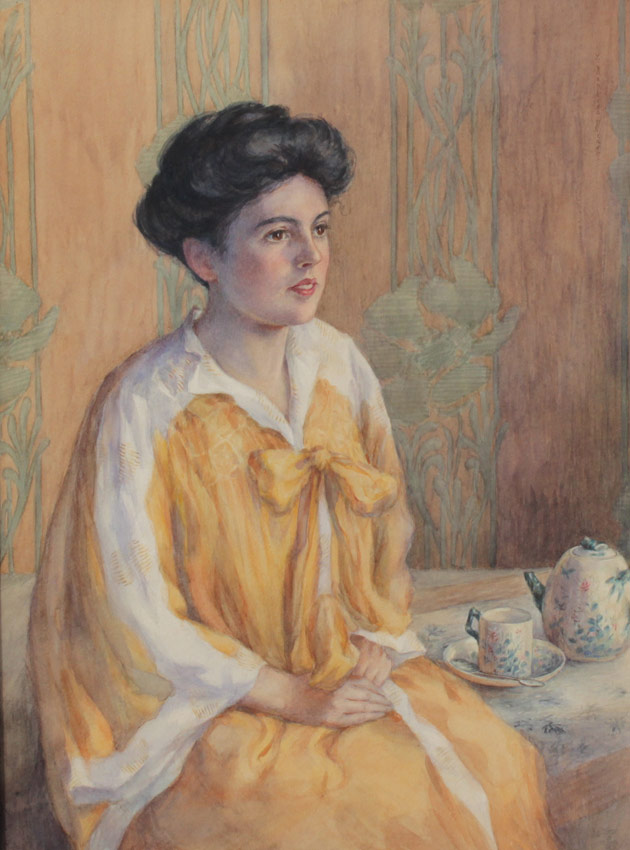 Appraisal: DEANE Lillian Reubena American - Portrait of a Seated Young