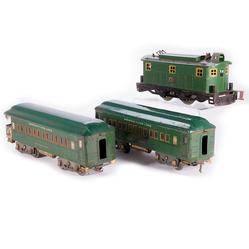 Appraisal: AF Wide Gauge -Car Passenger Set with Pleasant View Coach