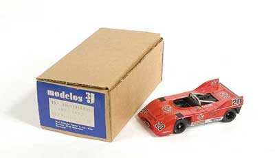 Appraisal: J Models of Portugal Porsche - finished in red STP