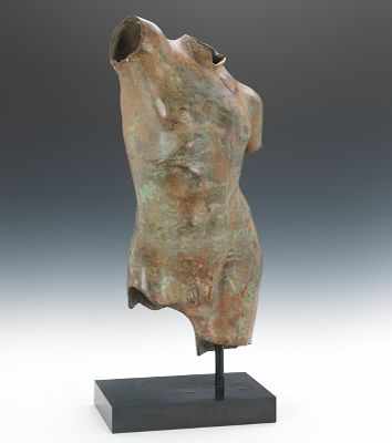 Appraisal: A Large Male Torso After the Antique Male Torso Cast