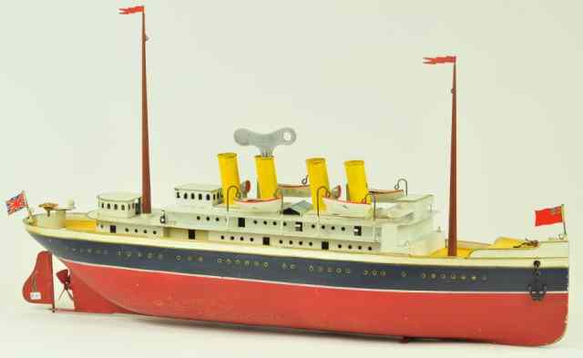 Appraisal: BING OCEAN LINER Germany c this series of liners feature