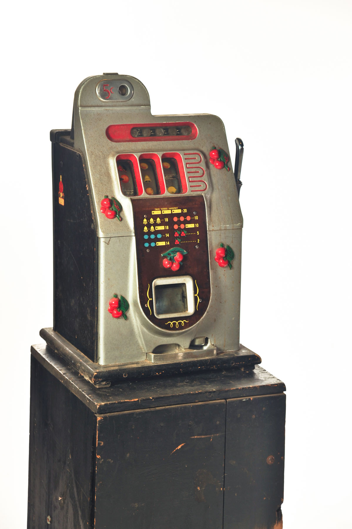 Appraisal: SLOT MACHINE WITH BOX Chicago mid th century Mills Novelty