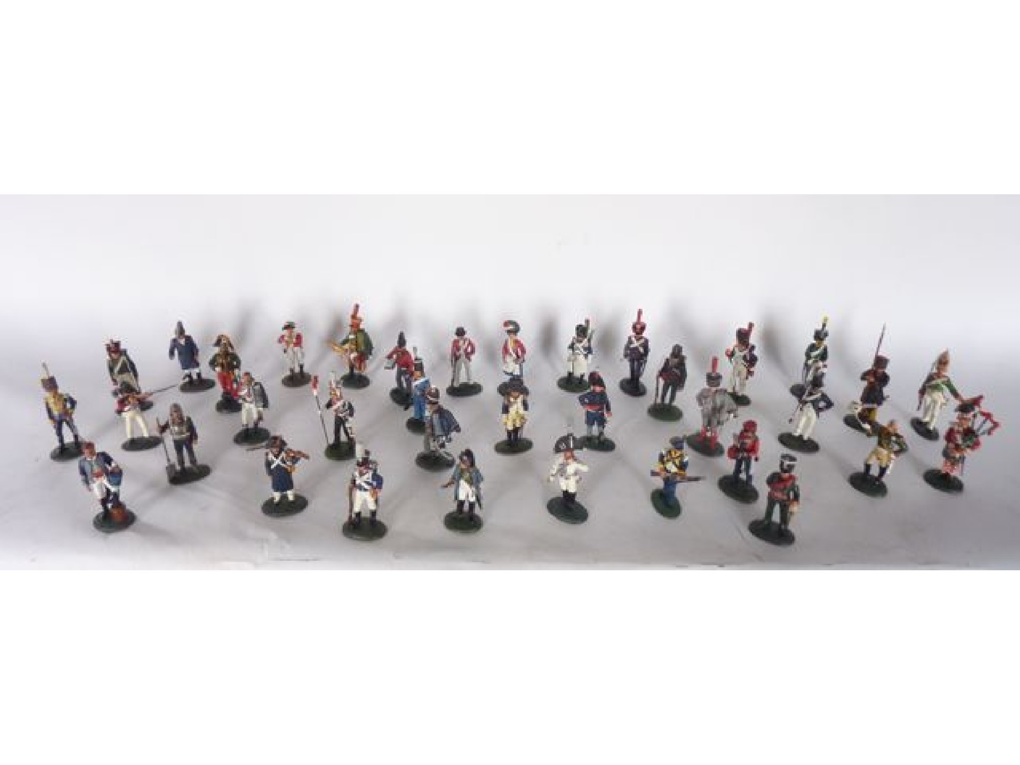 Appraisal: A quantity of hand painted DelPrado die cast models of