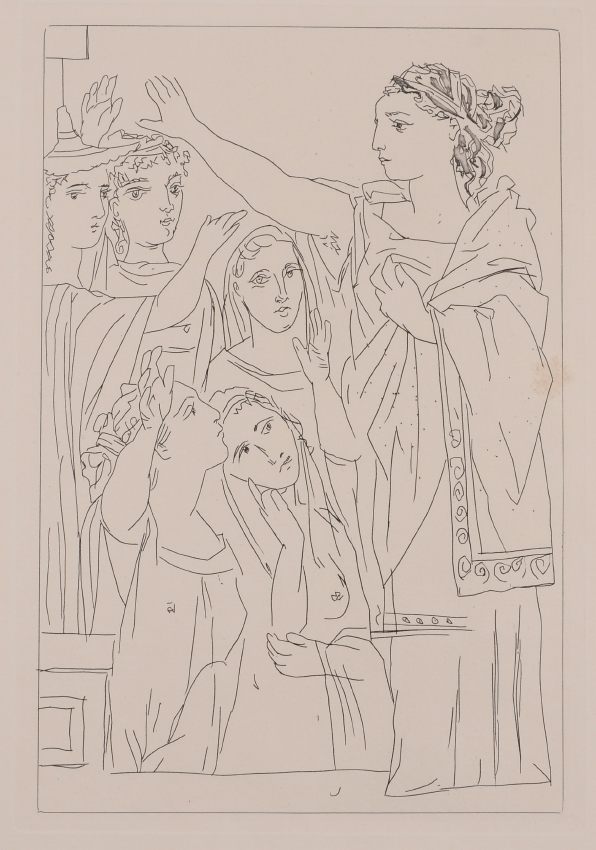 Appraisal: PICASSO Pablo Spanish - ''The Meeting of the Women'' for