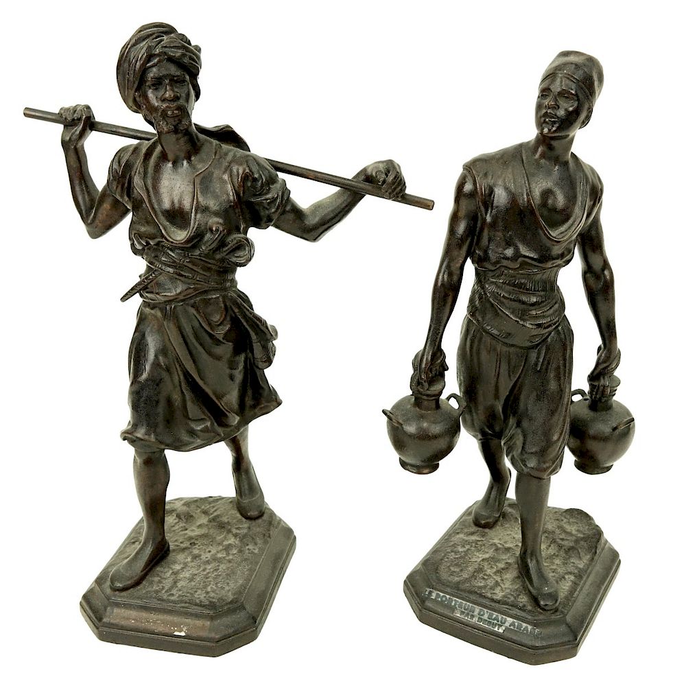 Appraisal: After Emile Pinedo French - Spelter After Emile Pinedo French