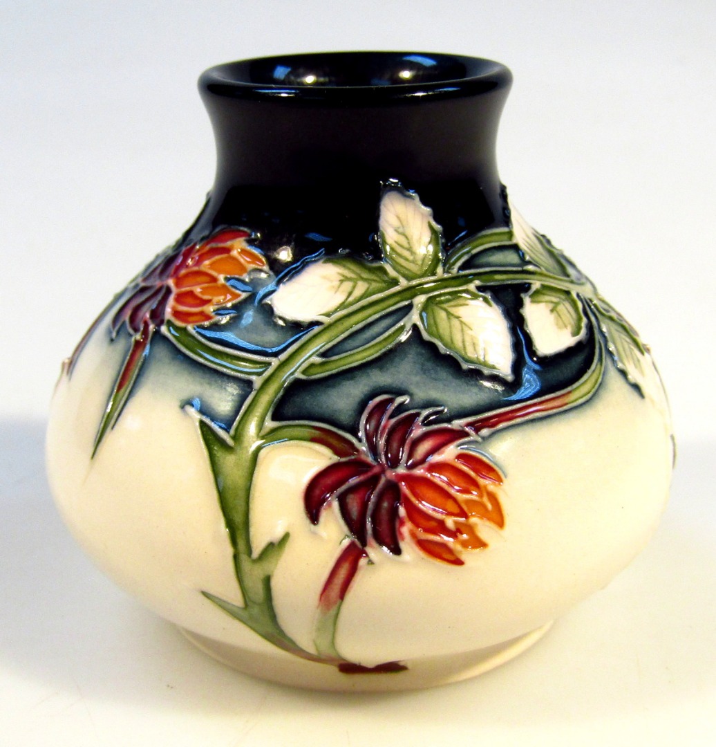 Appraisal: A Moorcroft pottery Meadow Charm vase by Nicholas Slaney of