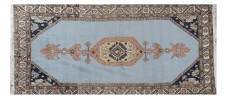 Appraisal: Persian Kudish Geometric Rug Persian Kudish geometric rug x Soiling