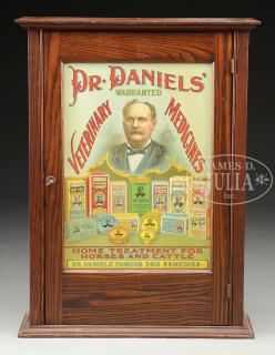 Appraisal: DR DANIELS' VETERINARY MEDICINES DISPLAY CABINET Dr Daniels' Warranted Veterinary