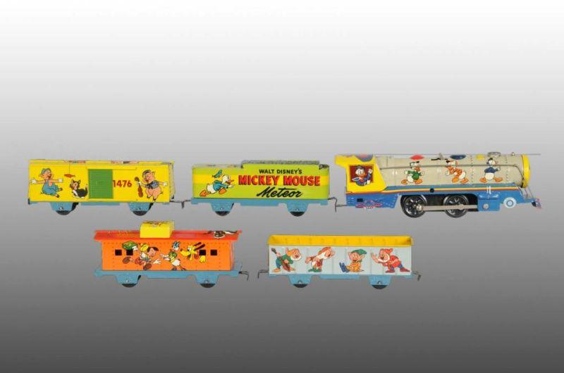 Appraisal: Marx Walt Disney Meteor Train Set in Orig Box Description