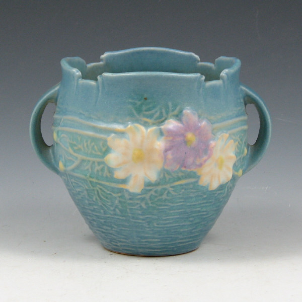 Appraisal: Roseville Cosmos - Jardiniere - Mint Roseville Cosmos blue jardiniere