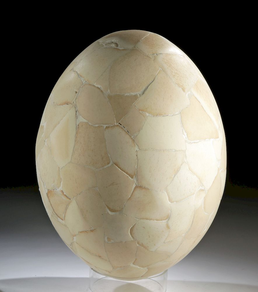 Appraisal: Huge th C Madagascar Elephant Bird Egg Africa Madagascar ca