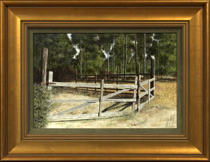 Appraisal: Will Hinds American Louisiana Contemporary The Old Gate oil on