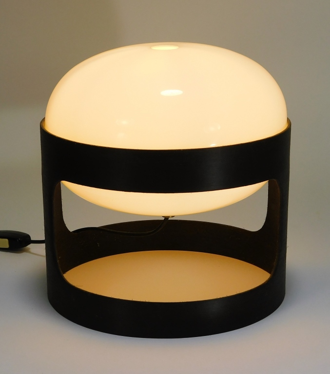 Appraisal: BLACK KD TABLE LAMP BY JOE COLOMBO FOR KARTELL Italy