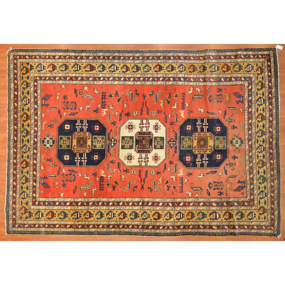 Appraisal: Ardebil Rug Persia x Third quarter- th century hand-knotted wool