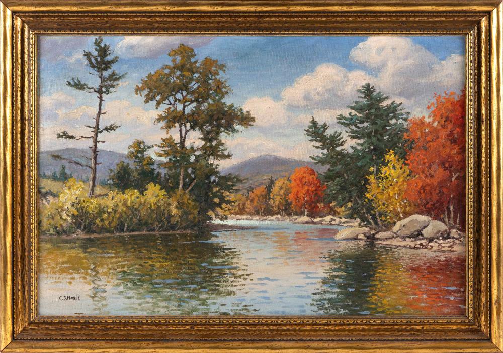 Appraisal: WILLIAM FREDERICK PASKELL MASSACHUSETTS - CHANGING OF THE FOLIAGE IN