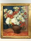 Appraisal: OOC - Still Life with Flowers in a Two-Handled Copper